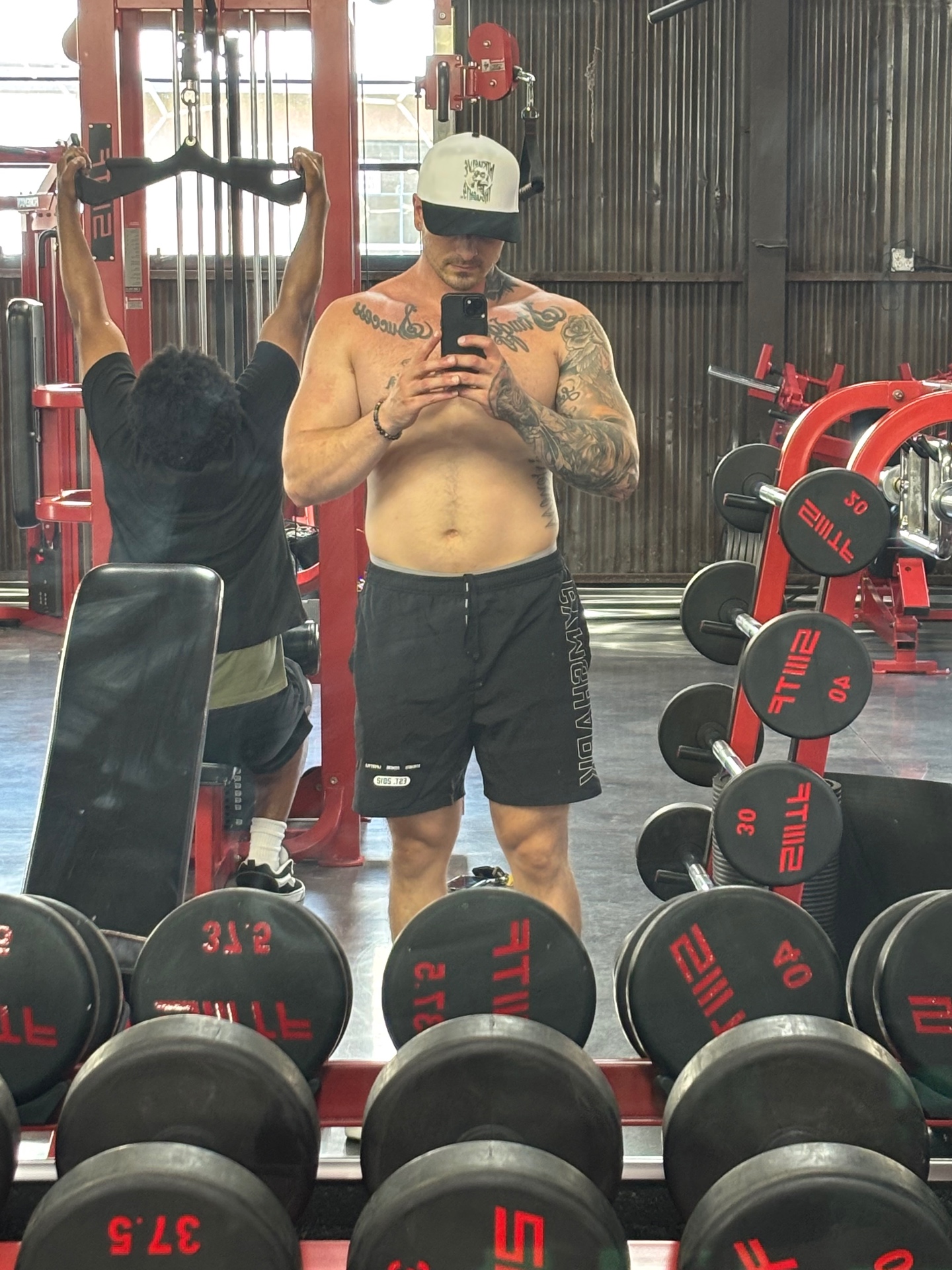 Nick building more size through consistent training